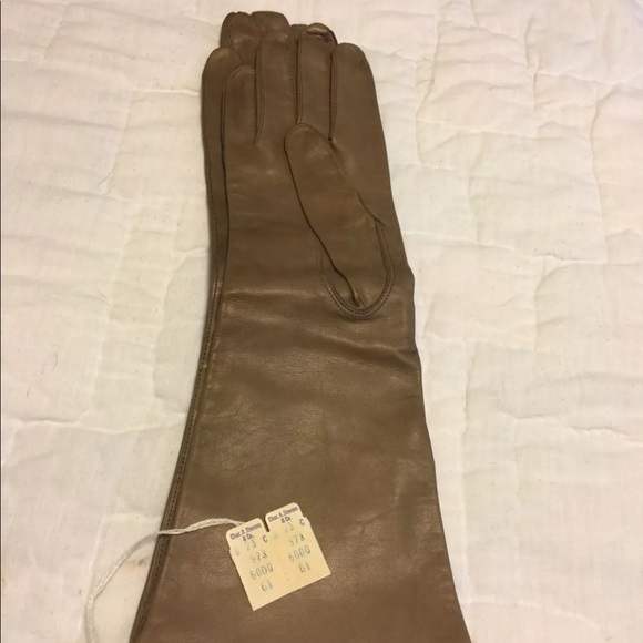 Chas a Stevens vintage leather gloves 5 - Picture 3 of 5